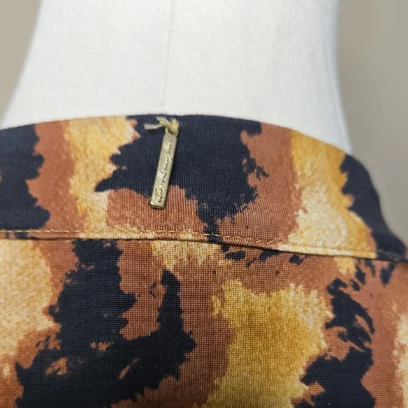 T-bags Leopard Print Embellished Women's Top Y2K Studded - Picture 4 of 6